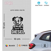 Matte Finish Diesel Sticker for Car | Stylish & Durable